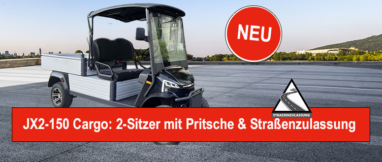 JX2 Cargo mit Pritsche und Straßenzulassung