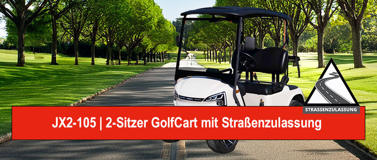 JX2-105 GolfCart mit Straßenzulassung