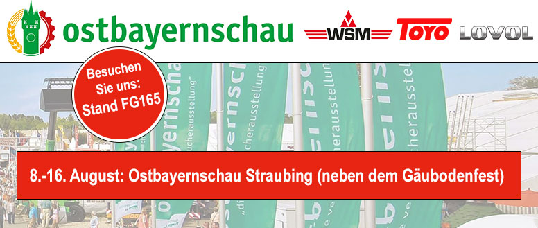 Ostbayernschau Straubing 08.-16. August 2026